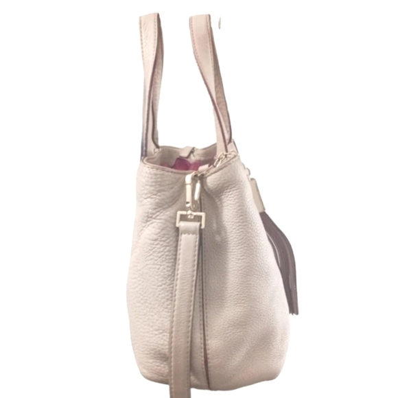 Kate Spade Gray Leather Purse Shoulder Crossbody Bag - Picture 4 of 16